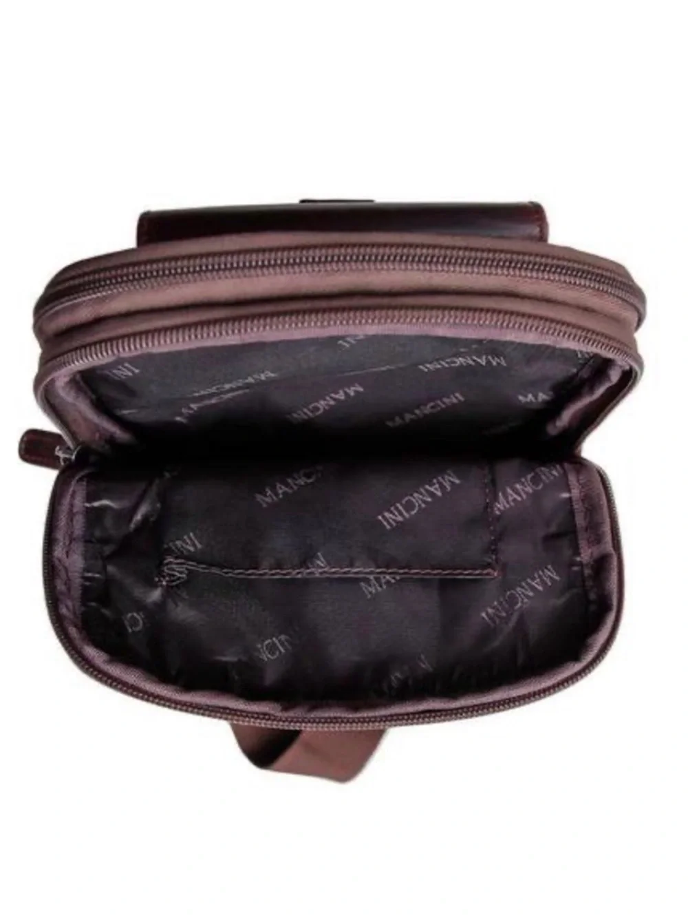 Mancini Buffalo Crossbody Organizer Bag
